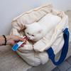 Warm Pet Bag Loose And Thick Comfortable Easy To Clean Pet Travel Bag Cat Supplies Suitable for Small Dogs Shoulder Bag