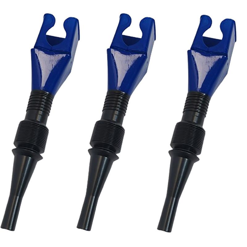 Foldable Oil Funnel Flexible Car Oil Filling Funnel Collapsible Automotive Hose Anti Spill Engine Oil Transfer Tool for Car Motorcycle Garage Use 3PCS синий