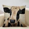 Animal Cushion Cover Cattle and Sheep Bedroom Sofa In The Ranch Fashion Decorative Pillow 45x45cm Linen Pillow Car Accessories