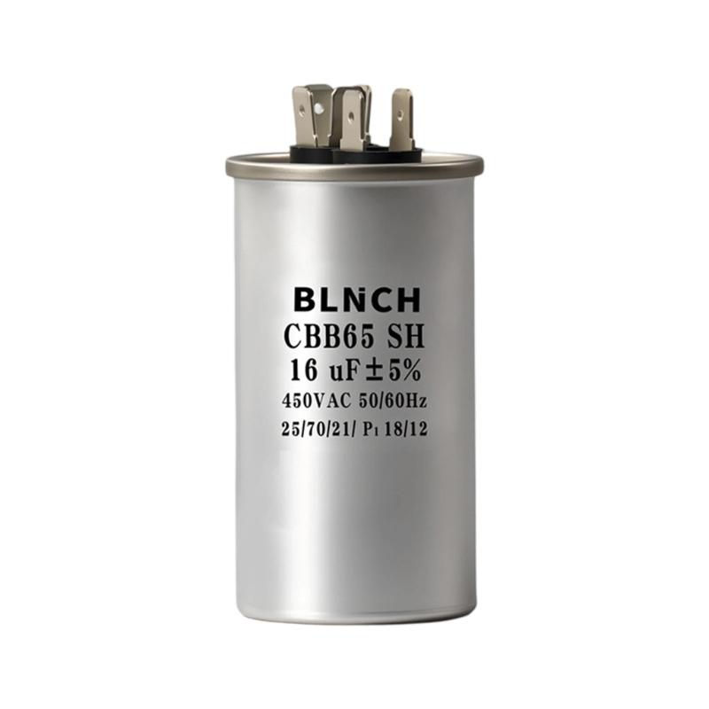 

16/20/25/30/35/40/50/60UF Air Conditioning Compressor Capacitor Aluminum High Temperature Resistance Easy Installation