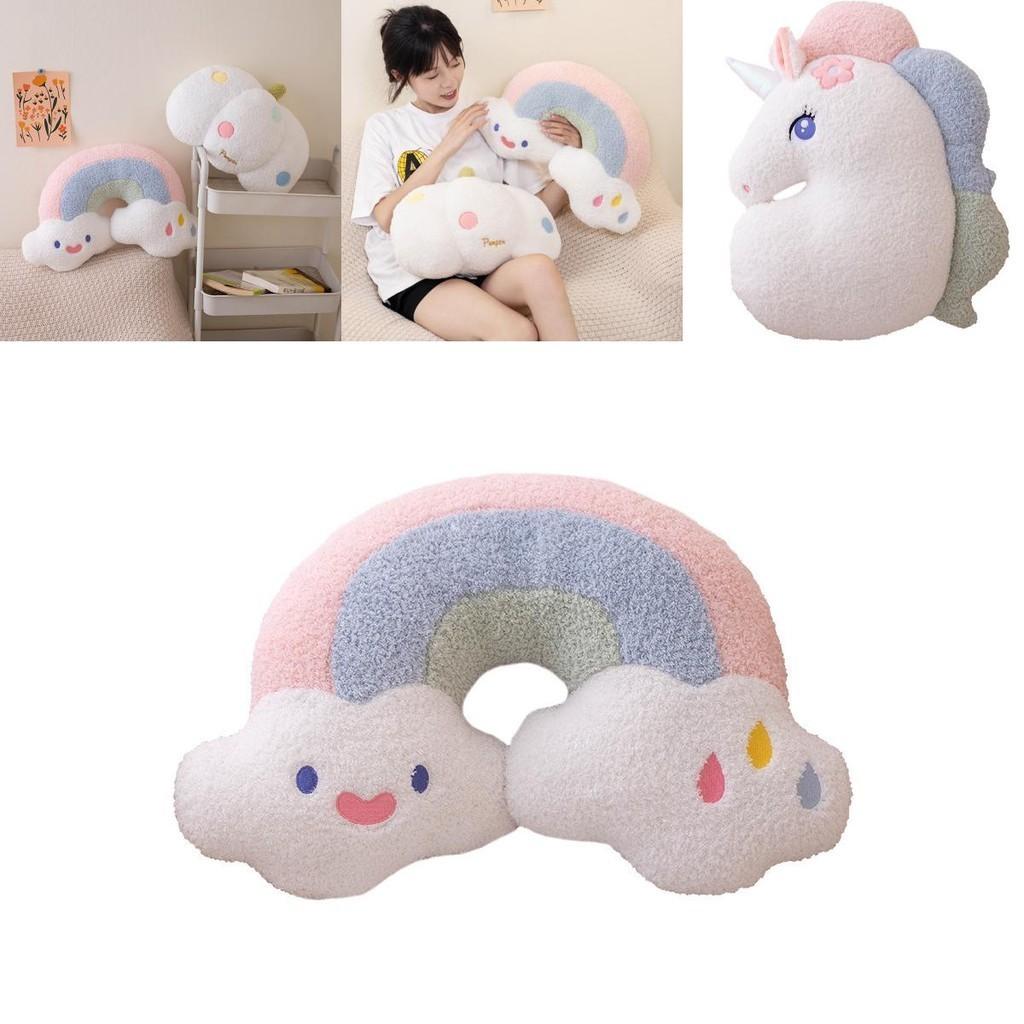 Cute Cloud Shaped Plush Sofa Pillow For Sweet Home Decor Lovely Bedroom And Living Room Backrest Cushion