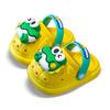 Boys' Summer Sandals – Cute Cartoon Closed-Toe Water Shoes, Soft Sole, Yellow, 4-5 Years, Pool/Beach/Indoor Wear