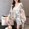 Women's Summer Ice Silk Sun Protection Jacket Thin Breathable Hooded UV Protection Coat Casual Air Conditioner Cardigan Outerwear