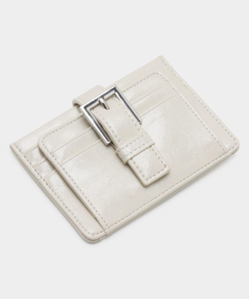 Matincox Buckle Card Wallet - Cream
