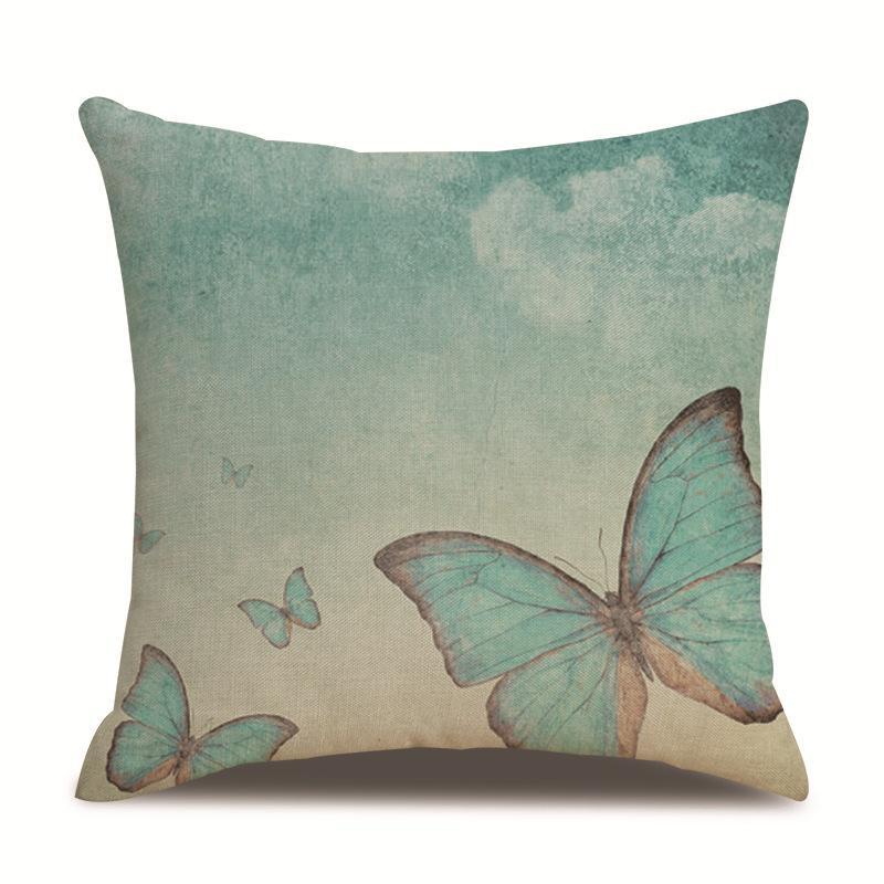 Push Pillowcase Creative Wave Striped Cushion Cover