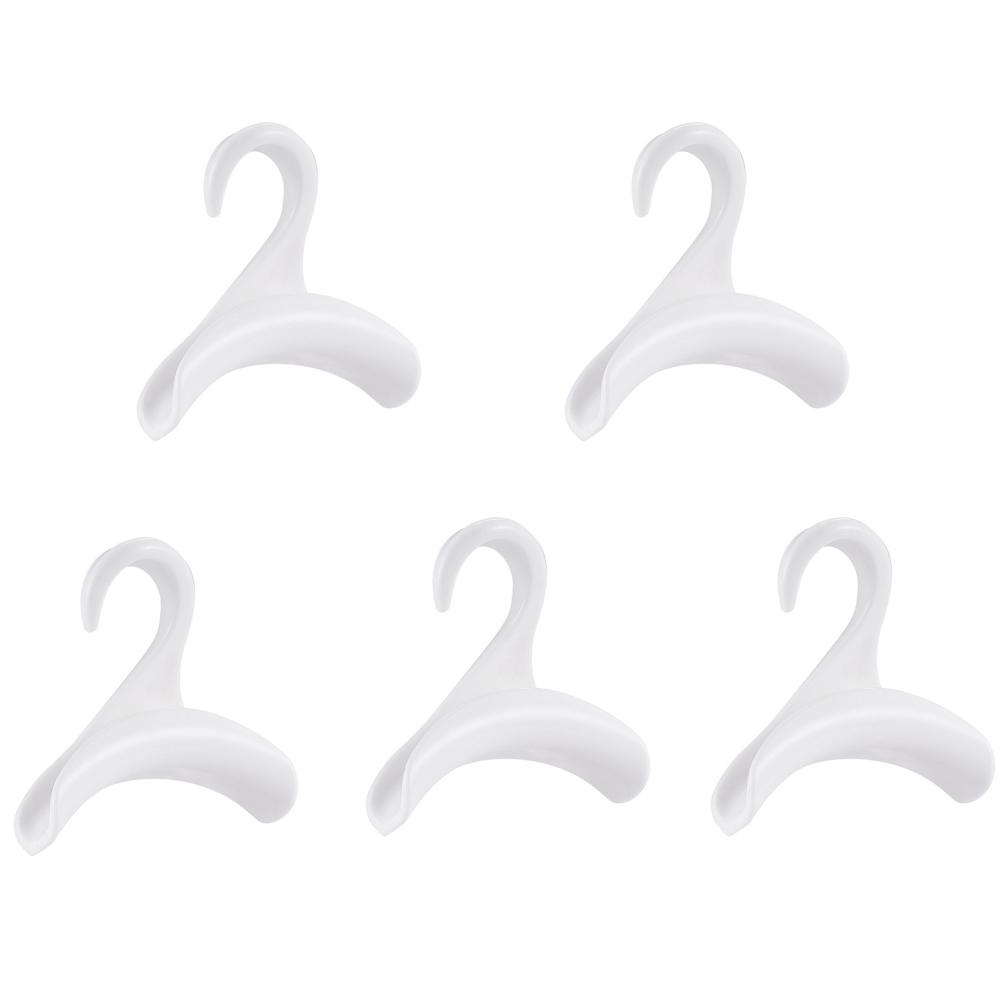 

5pcs/set Arch Coat Rack Hook Bag Holder PP Material for Home Closet Storage Hat Scarf Shawl Purse Handbag Organizer Hooks