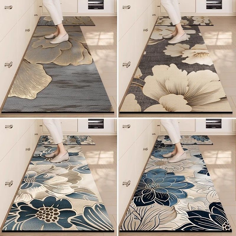 Diatomaceous Earth Kitchen Mat, Carpet, Anti-slip Mat, Oil and Water Absorbent, Wash-free, Quick-drying, Home Entry Mat