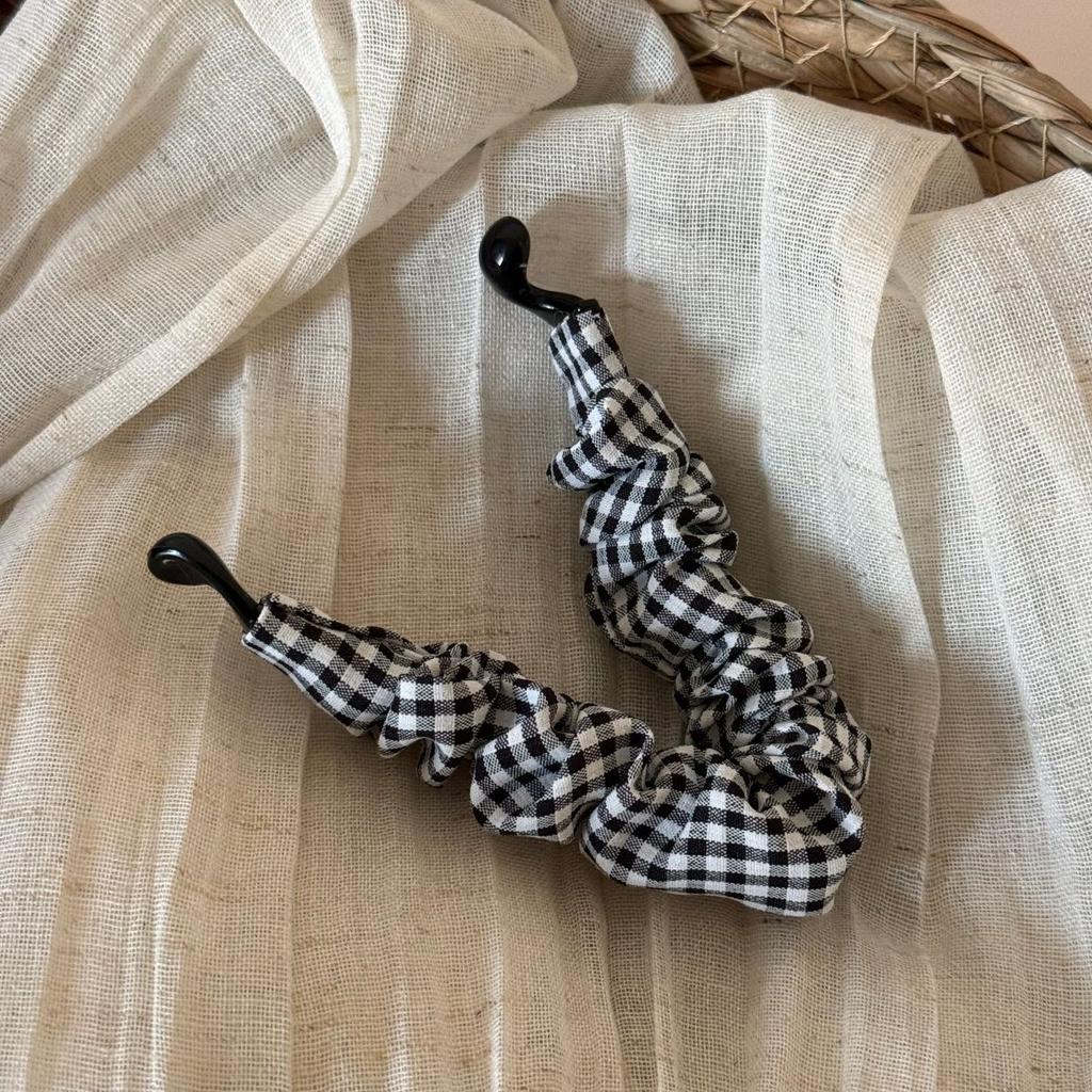Fabric Banana Clip Korean Elegant Leopard Print Ponytail Holder Ponytail Clip Hair Claw Hairpin Sweet Bowknot Hair Clip Women