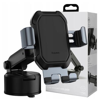 Baseus Tank Gravity Car Phone Holder With Suction Cup (Black)