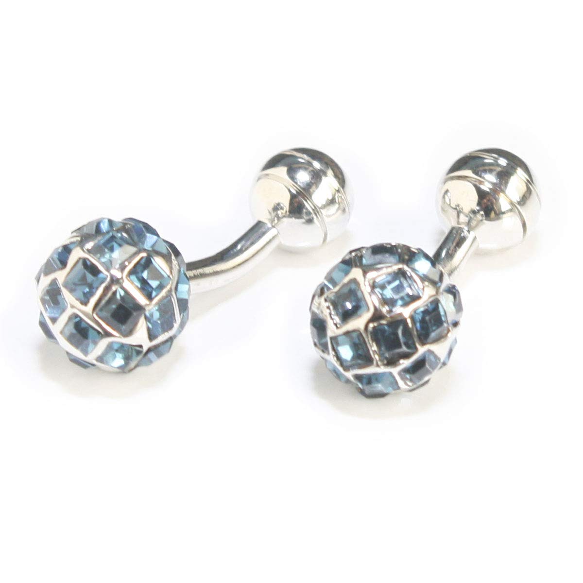 

Запонки Kamakura Cufflinks Studio Blue Punk Crystal Cufflinks cf275 синий