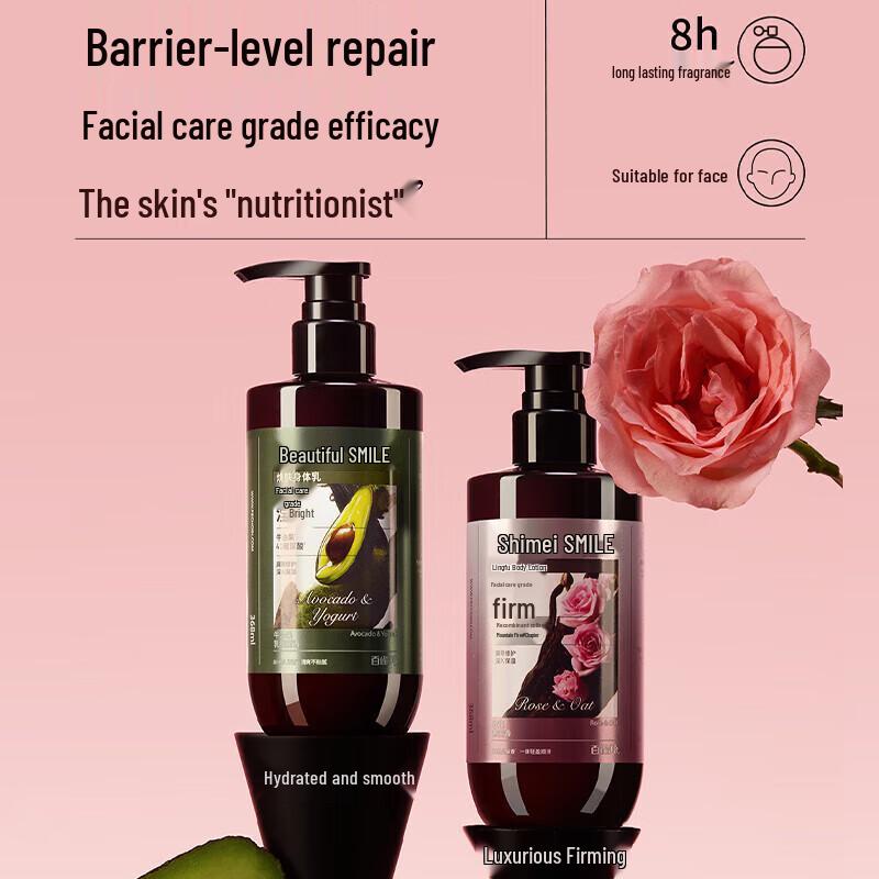 Shimei Avocado & Lactic Acid Hydrating Body Lotion (Twin Pack)