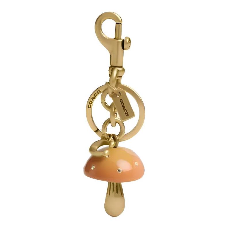 COACH Mushroom shape metal bag peripherals women s gold gold золотой