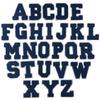 26 Pcs Bags Blue Chenille Letter Patch Alphabet Embroidered Hats