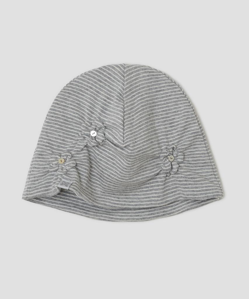 Taibseobiseu Flower Button Beanie [Gray]