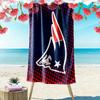 New England Patriots2 Print Beach Towel, Large Soft Quick Dry Towel for Beach Camping Swimming