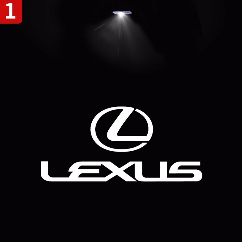 2pcs For LEXUS IS F SPORT IS250 IS300 IS350 UX UX300h UX260h UX200 LED Car Door Welcome Logo Projector Ghost Shadow Light