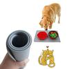WTEMPO Silikon Haustier Fressmatte Wasserdicht und Ölbeständig Katzen Fressmatte Waschbar und Abwischbar Hundenapfmatte Große Hunde Fressmatte