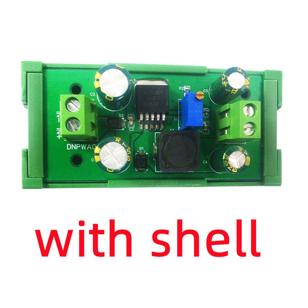 3A DIN Rail Mount DC-DC Step-down Converter Voltage Regulator Module PLC DC 5-35V To 3.3V 3.7V 5V 6V 9V 12V 24V Adjustable