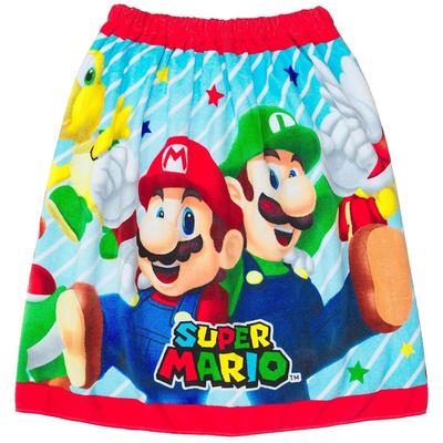 Marushin 60cm Long Roll Nintendo Mario Super Mario Fresh Antibacterial and UV for Boys and 4525003700 Towel, & Bros., Members, Protection, Girls,