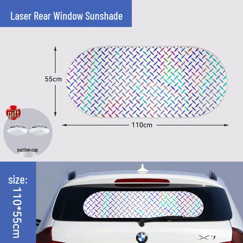 Car Windshield Laser Sunshade: Heat Insulation and UV Protection Curtain