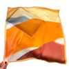 European and American style classic contrasting color splicing printing silk scarf imitation silk 71 Chinese square scarf women's multi-functional ver