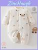 Baby Winter Cotton Romper With Thick Insulation For Newborns