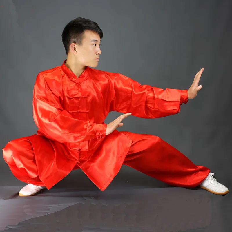 Traditionelle Chinesische Tai Chi Kung Fu Uniformen für Erwachsene Morgen Gymnastik Wushu Kleidung Kinder Erwachsene Kampfsport Wing Chun Anzug