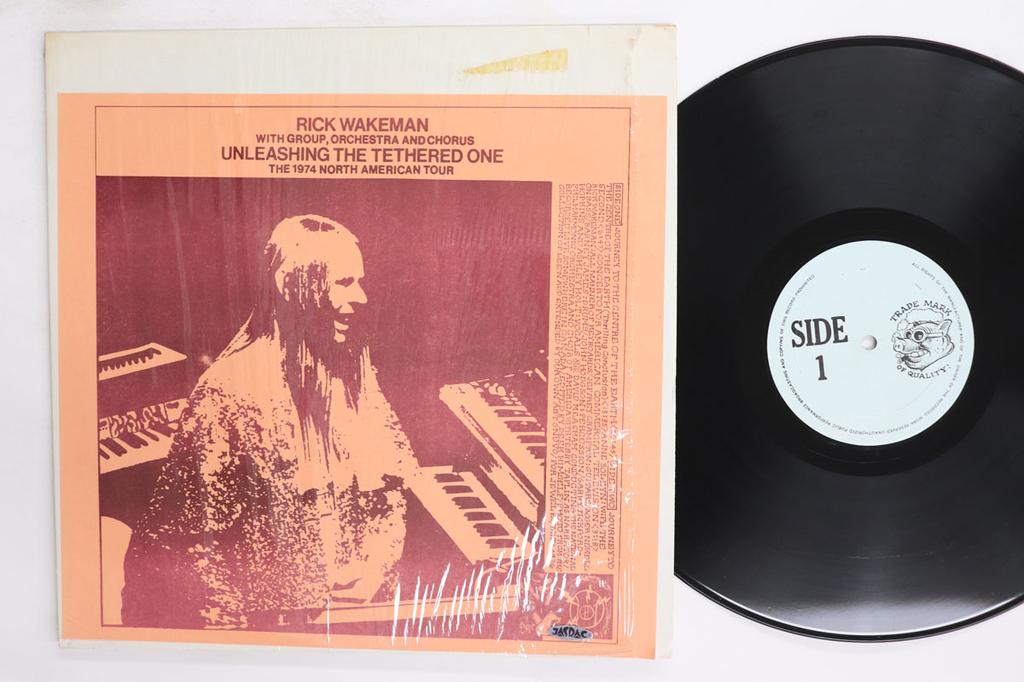 LP Record RICK WAKEMAN  Unleashing The Tethered One The 19 TAKRL1926 TRADE MARK OF Q 1974 US Rock Used