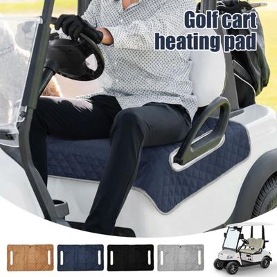 Beheizter Golfwagen-Sitzbezug Verstellbar Wasserdicht Rutschfest Universal Winter USB Elektrische Golfwagen-Sitzwärmer-Matte Handtuch Decke