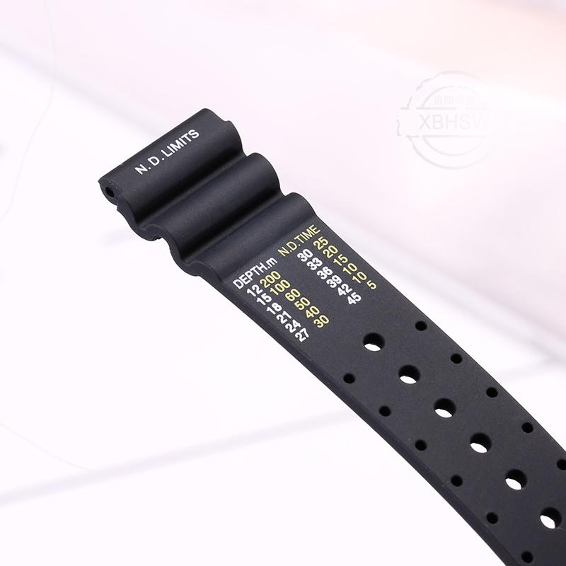 Cinturino in Silicone da 20 22 24mm Per Citizen ND Limits Diver Orologio Water Ghost Accessori Sportivo Impermeabile Cinturino di Ricambio
