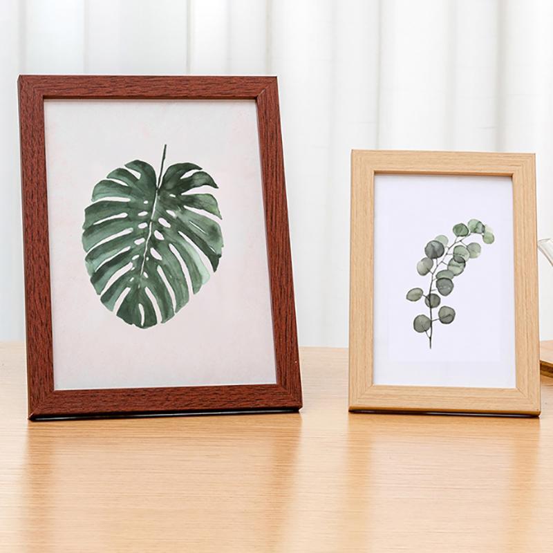 Holz Kleiner Fotorahmen zum Aufhängen 9X13 10X15Cm Holz Bilderrahmen Ständer für Bilder Fotodeko Erinnerungsgeschenk