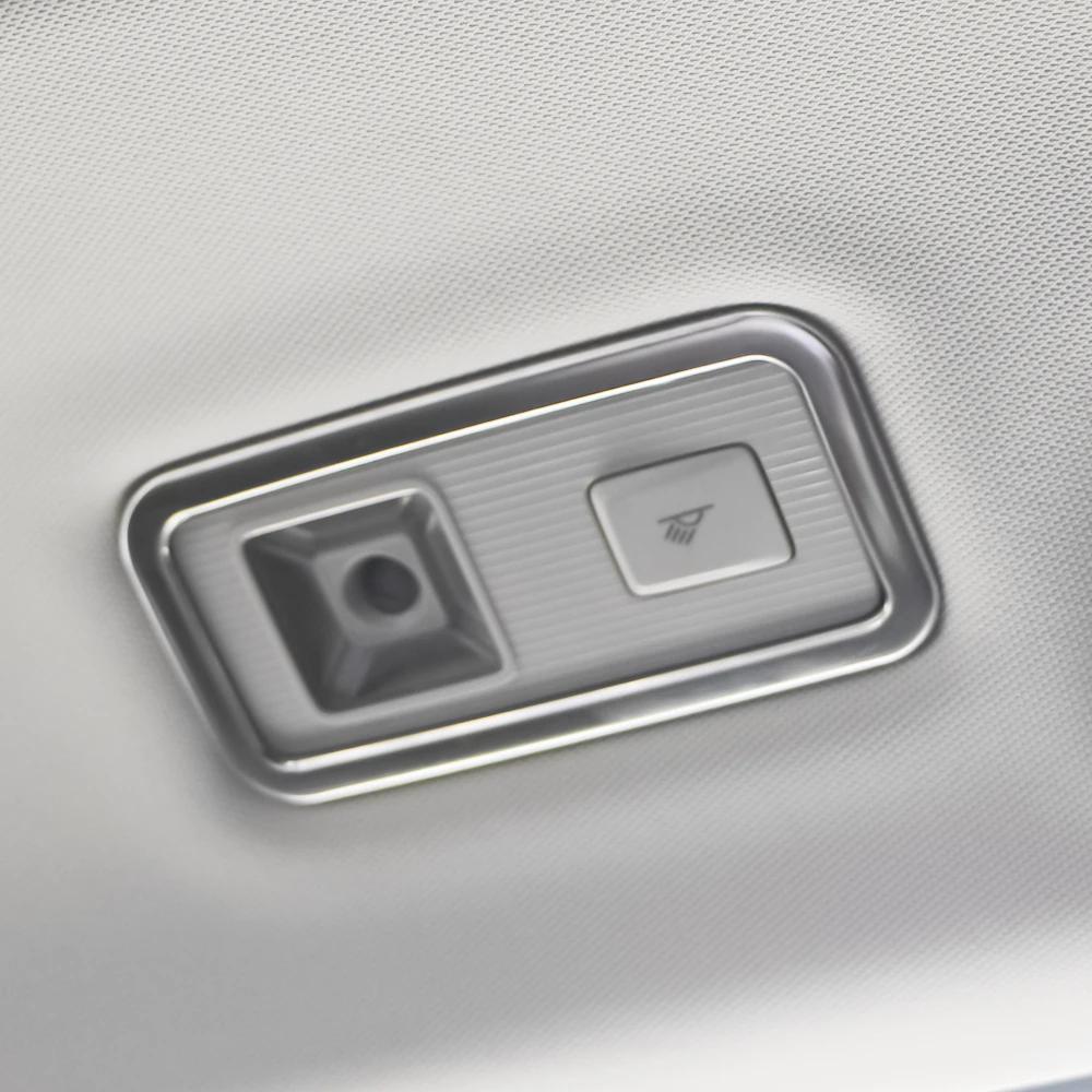 For Volkswagen VW T-roc Troc 2018-2025 Rear Reading Light Trim Roof Lamp Frame Sticker Decoration Cover Interior Accessories