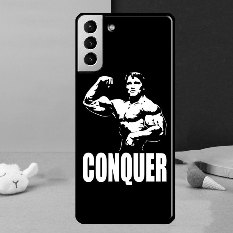 Workout Motivation Fitness Gym Quotes Phone Case For Samsung Galaxy S25 Ultra S24 Ultra S9 S10 S20 S21 S22 Plus S23 S24 FE Cover