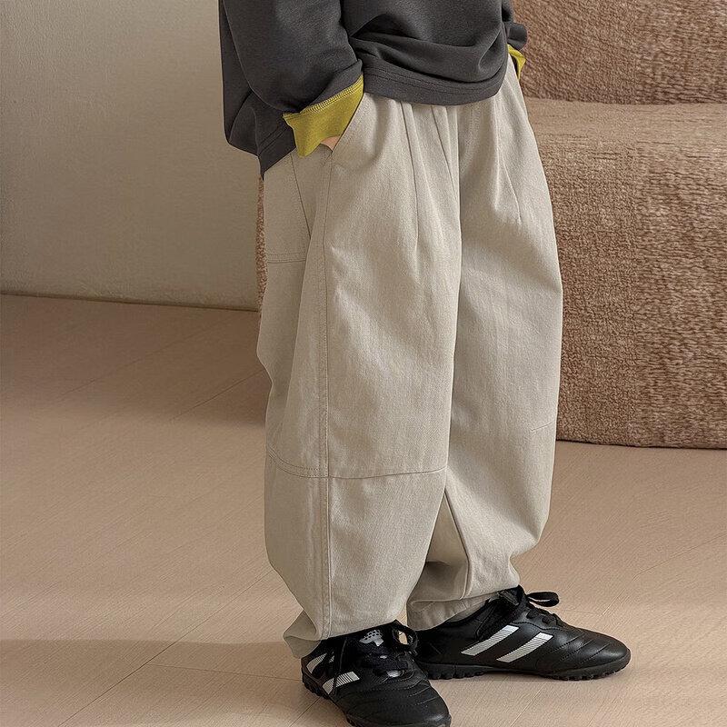 Boys' Cartoon Curved Leg Spring/Autumn Casual Pants