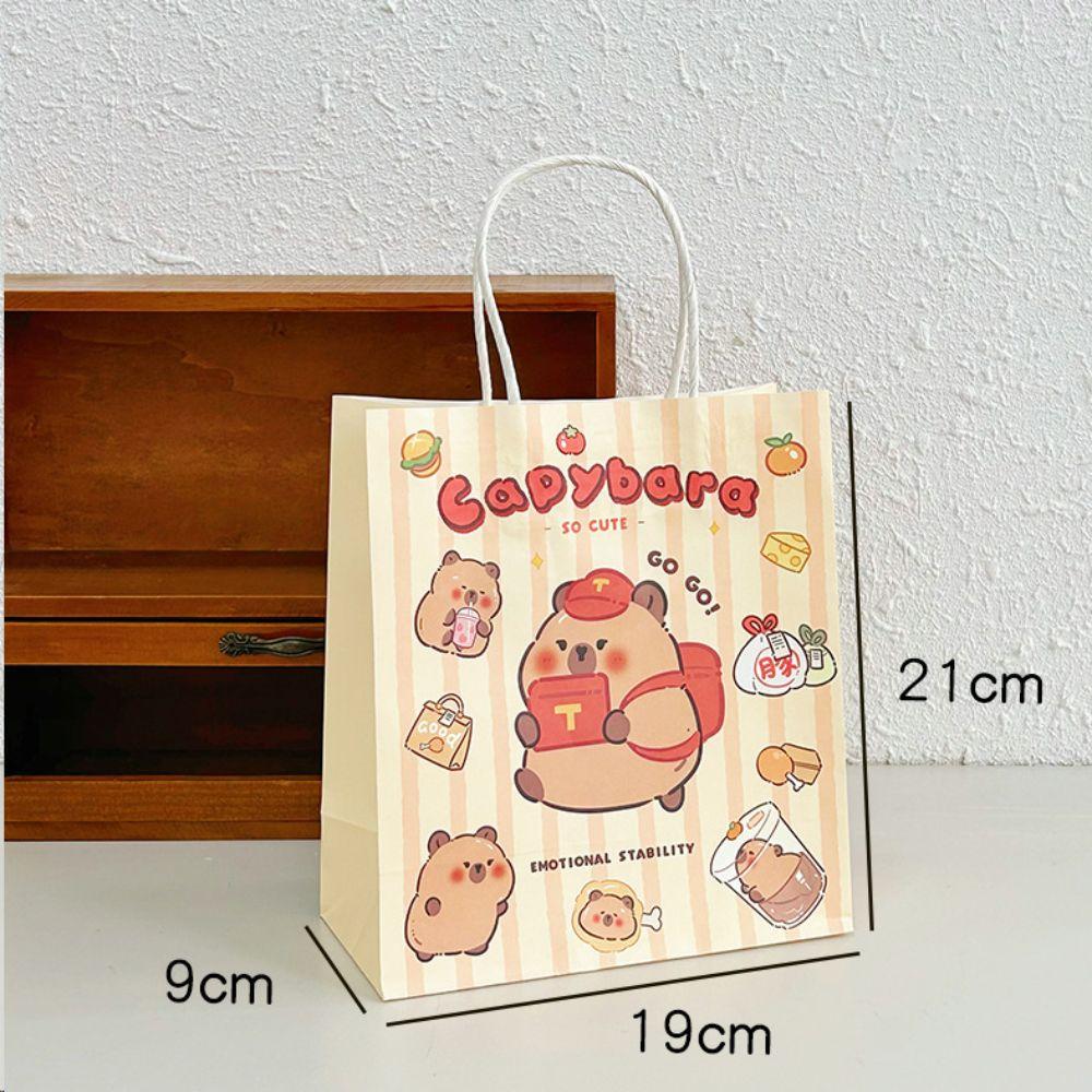 

Складная Сумка Капибара Хозяйственная Сумка Прочные Сумки для Хранения 8