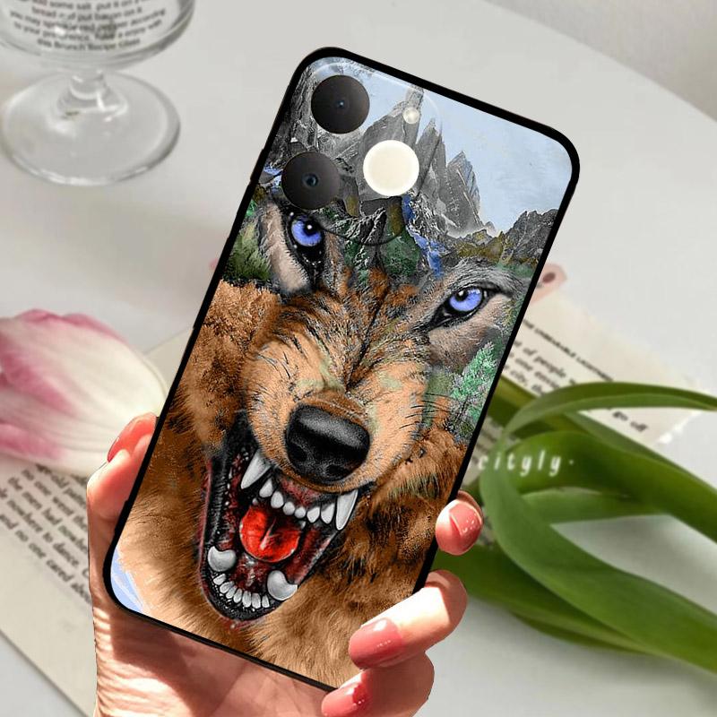 For Realme Note 70 Phone Case Note 70T Cover Cool Lion Wolf Soft Silicone Full Protection Shell Narzo 80 Lite C71 4G India Funda