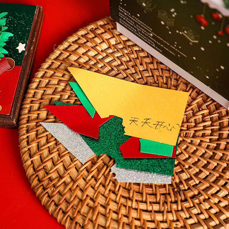 3D Christmas Tree Calendar Memo Pad 2026 Calendar Tear Away Paper Carving Art Diy Sticky Note Desktop Decor For New Year Gifts