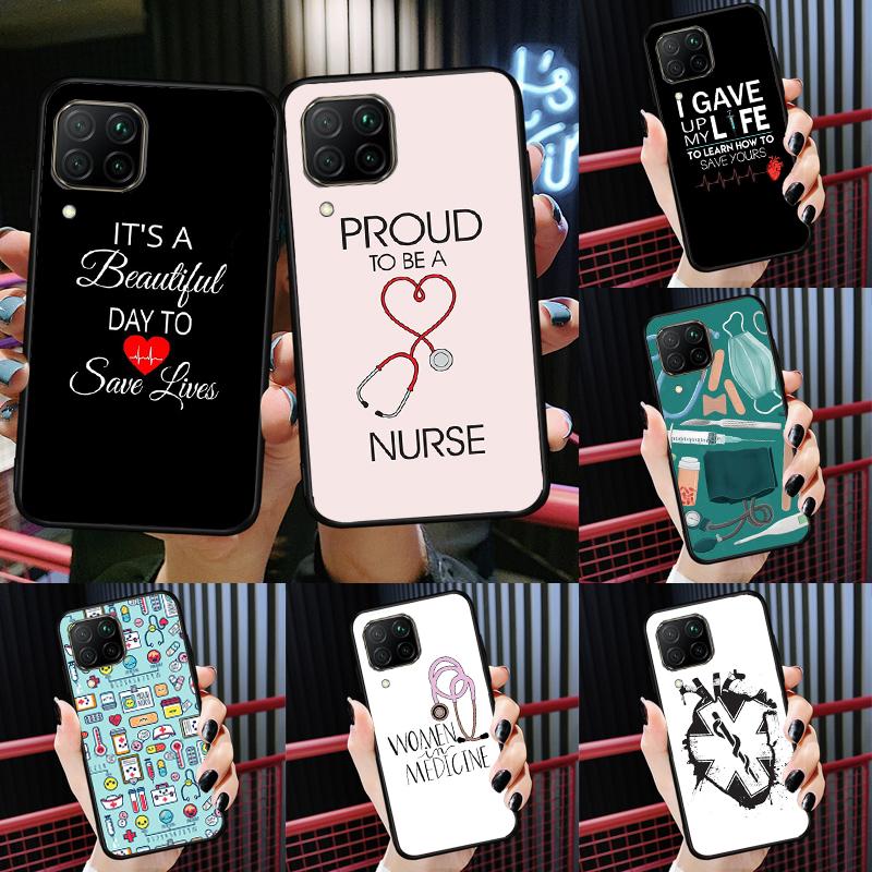 Medical Doctor Nurse For Huawei P30 P60 Pro P20 P40 Lite Nova 9 10 SE 12s 12i 11i 8i Y91 Y60 Y70 Y72 Y90 Y61 Case