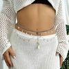 Bohemian Starfish Waist Chain: Ocean-Inspired Beaded Beach Body Jewelry