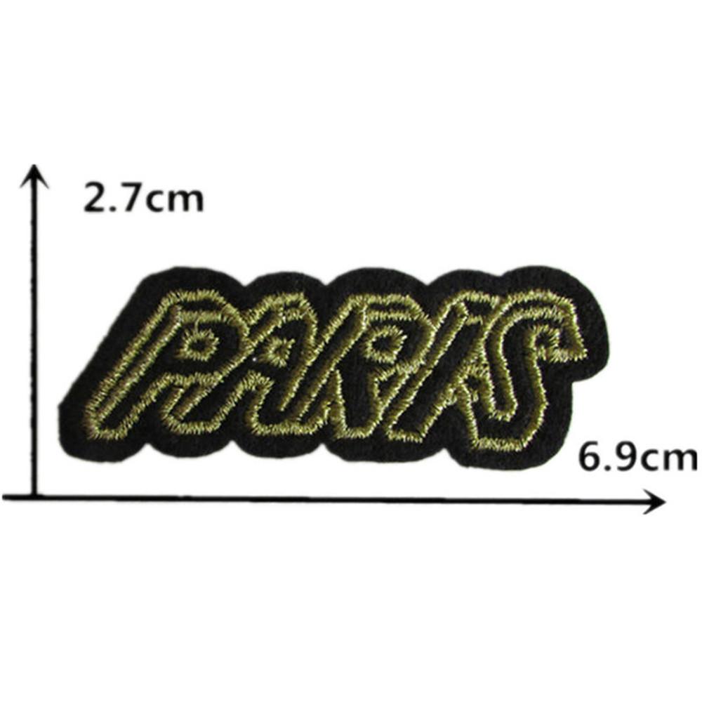 Letter Embroidery Hot Melt Adhesive Ironing Badge Cloth Sticker Diy Sewing Decorative Clothing Accessories Patch Cloth Sticker