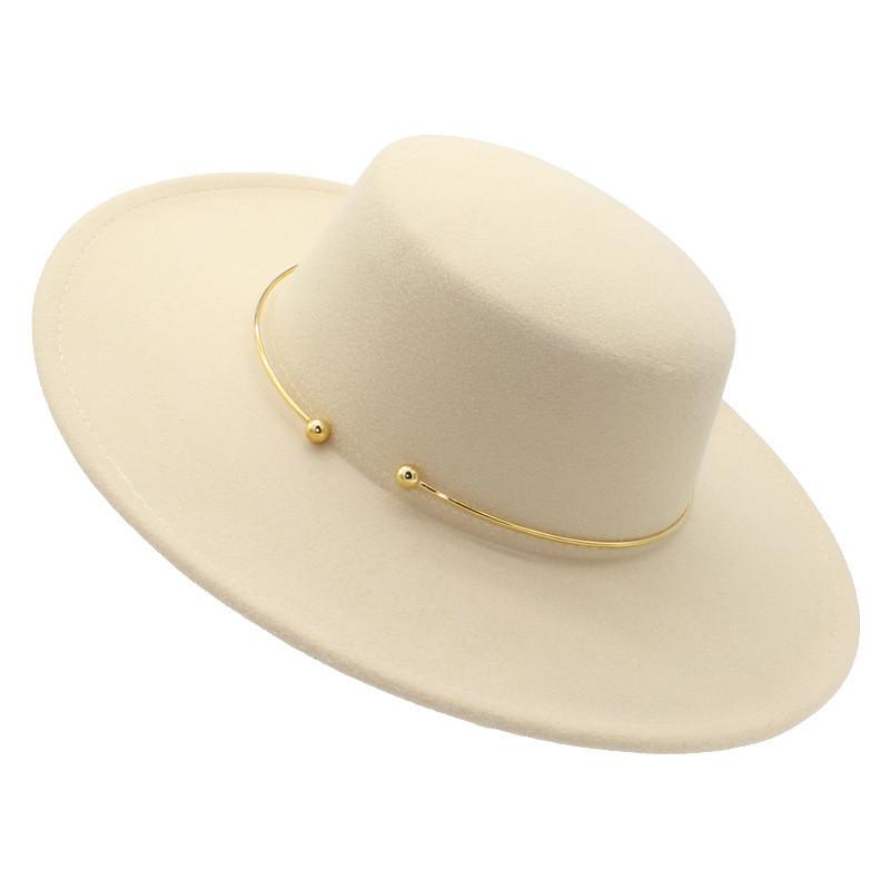 Vintage Jazz Hat With Wide Brim For Men Women Fall Winter Warmth And Windproof Style