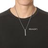 Stick Pendant Zirconia Stainless Steel Necklace for Men [Coai]