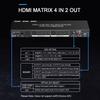 4x2 4K HDMI Matrix Switch with EARC 4K60Hz HDR for Conference Room AV System
