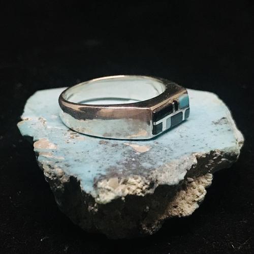 Helldorado Black & Blue Inlay Ring 02 (A Type)
