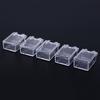 20 Grids Clear Nail Art Display Tray Glitter  Decor Storage Box Case