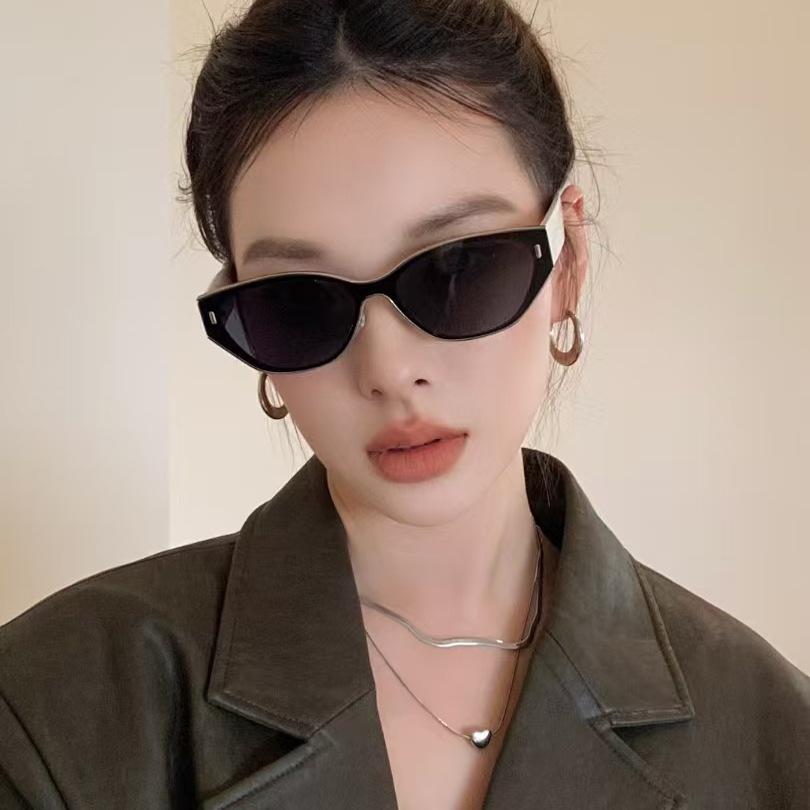 Vintage Retro Style Sunglasses For Women Cat Eye Shape Uv Protection Sun Glasses Woman High Quality Men Sun Glass