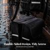 Rear Double Pannier Reinforced Textile Bike Bag StrapFixed