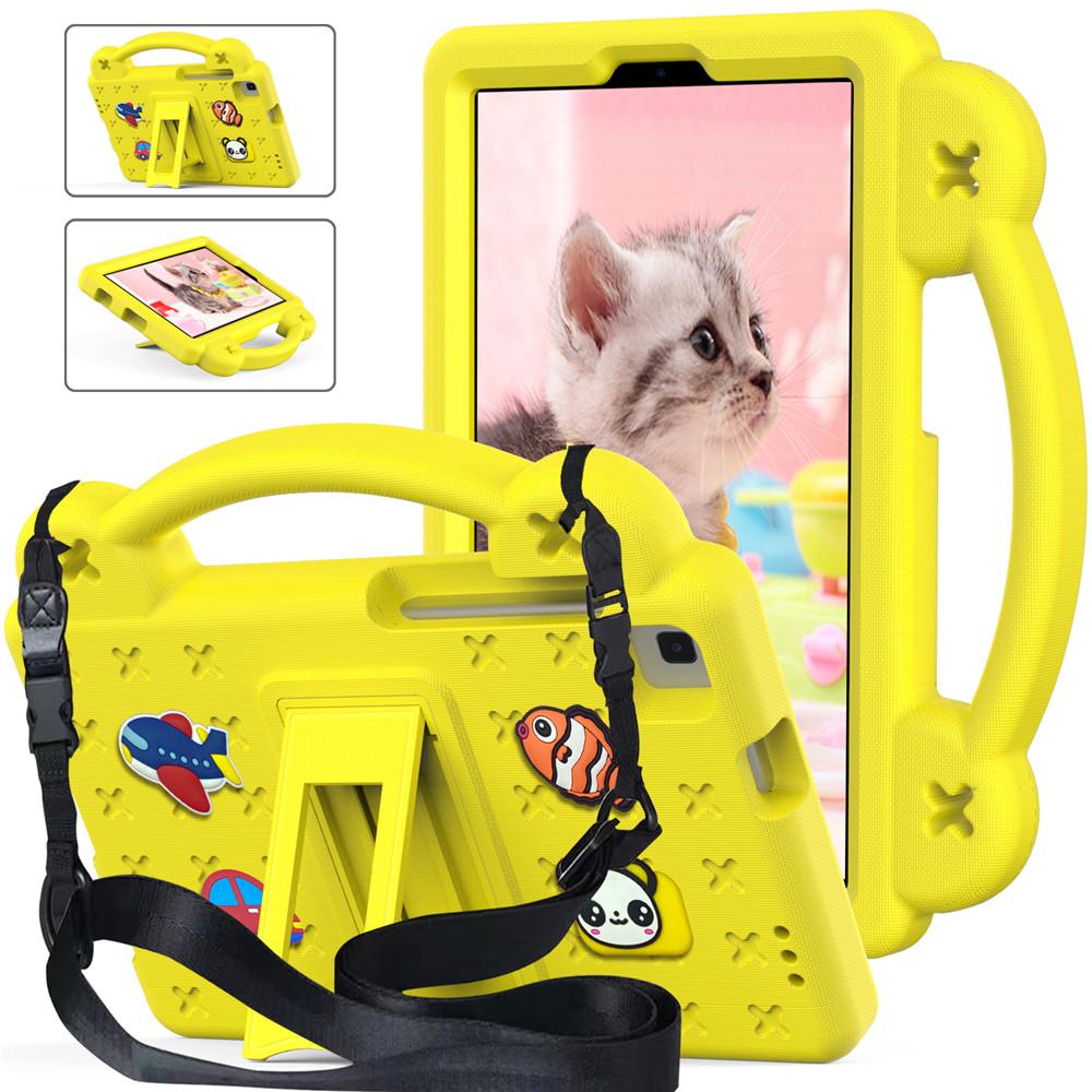 

Tablet Cases For Samsung A7 Lite 8.7 Case 2021 Sm-t220 Sm-t225 Tablet Stand Coque Cover For Galaxy Tab A7 10.4 Inch 2020 Sm-t500 Kids Case A7 10.4 T507 жёлтый