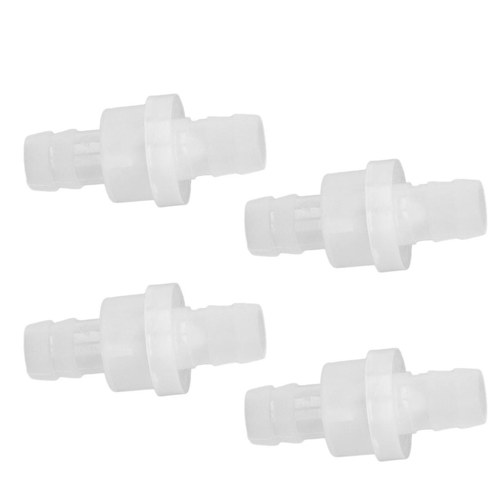 12PCS Aquarium Check Valve Resistance Oil Resistant One Way Valve PP Check Valve for Fish Chemical Industry