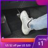 YTMX4 New Car Brake Foot Rest Pedal Cover Alloy Rubber Gas Pedal Protector For M X1 X3 X5 X6 X7 E30 E90 M3 E84 E83 F25 E91 E6